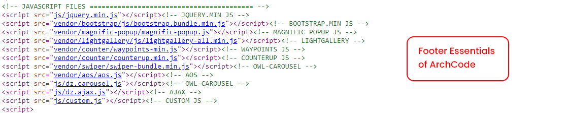 Essentials Structure